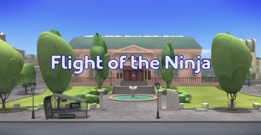 Flight of the Ninja Title Card
