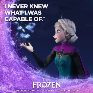 I Never Knew What I Was Capable Of Frozen Poster