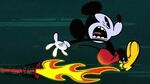 Mickey burning