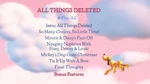 All Things Deleted menu