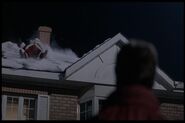 Santa Fall Off The Roof