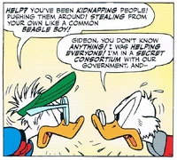Scrooge and Gideon in Shellfish Motives.