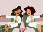 Trudy and Sunset enjoy an all womens spa together