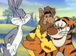 Tigger con Bugs Bunny y ALF en Cartoon All-Stars to the Rescue.