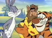 Bugs Bunny, ALF y Tigger en Cartoon All-Stars to the Rescue.