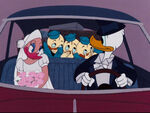 Daisy's brothers stowed away in the limo.