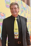 David Hasselhoff attending the 2014 Nickelodeon Kids' Choice Awards.