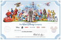 Disney Stock certificate