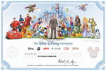 Disney Stock certificate