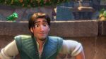 Eugene smiling at Rapunzel.