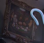 In a "Dogs Playing Poker" painting in Toy Story 4's poster