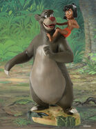 Baloo and Mowgli