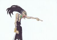 Early concept art of Yzma by Andreas Deja for "Kingdom Of The Sun".