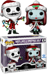 Unnumbered 2-Pack: Christmas Sally & Santa Jack (Diamond Collection) (The Nightmare Before Christmas' 30th Anniversary) (2023 Funko Shop / eBay Exclusive)