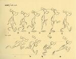 Goofy's run and walk cycles