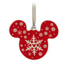 Mickey Icon Ornament - Snowflake