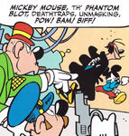 Mickey Mouse phantom blot