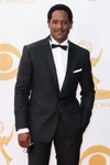 Blair Underwood arrives at the 65th annual Emmy Awards in September 2013.