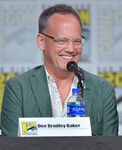 Dee Baker speaks at the 2019 San Diego Comic Con.