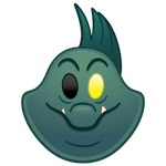 Jetsam's emoji in Disney Emoji Blitz.