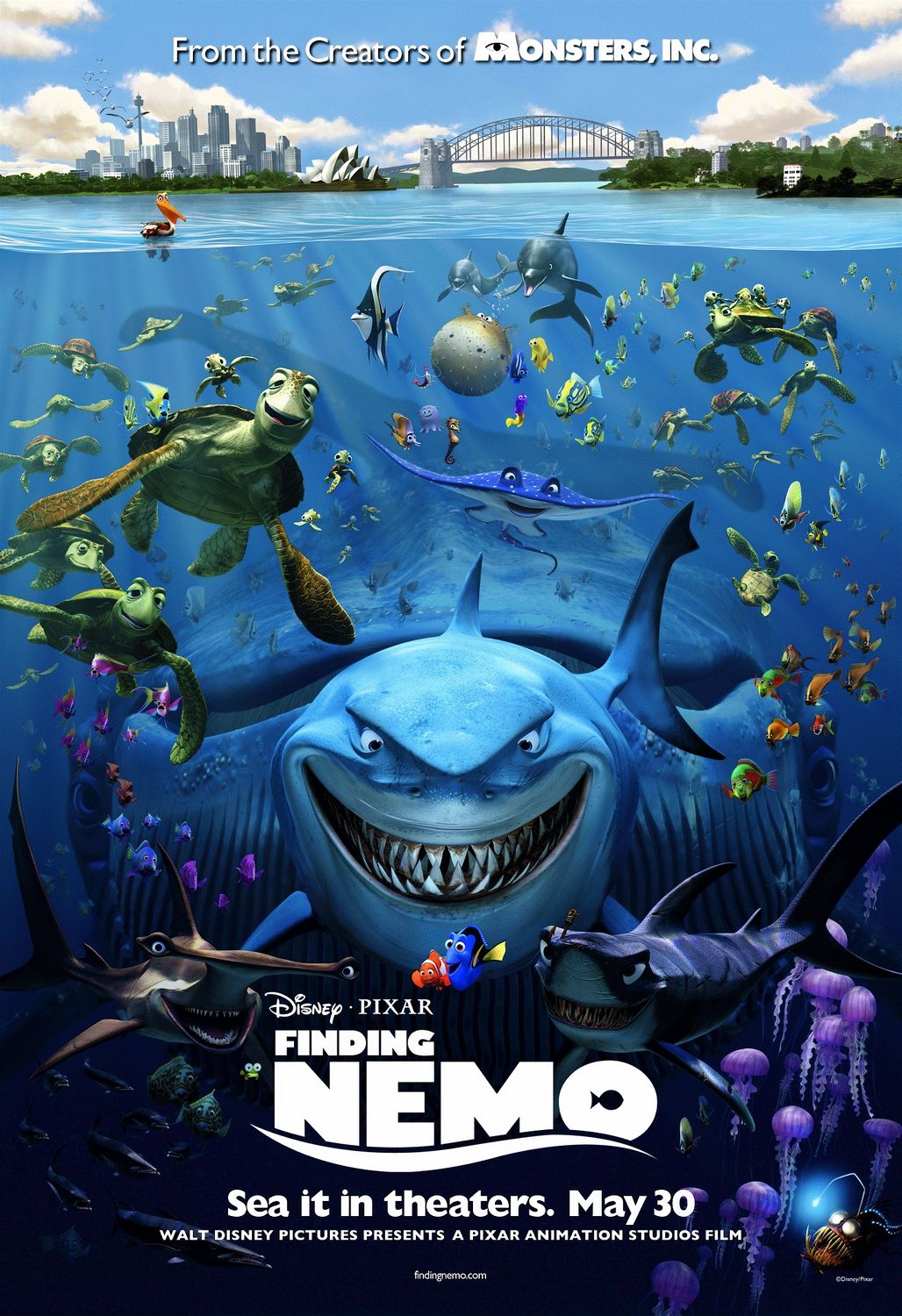 walt disney pictures presents a pixar animation studios film finding nemo