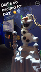 Olaf at D23