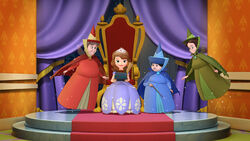 Sofia the first throne a l