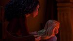 Gothel lying to Rapunzel that the outside world is dangerous to keep her in the tower