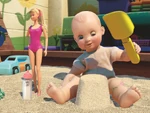 Toy Story 3 - Barbie and Big Baby in the sandbox.jpg (91 KB) Big Baby with Barbie