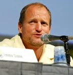Woody Harrelson speaks at the 2009 San Diego Comic Con.