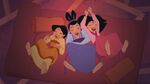 The Princesses giggling