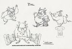 Sketches of Philoctetes by Eric Goldberg.