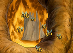 The bees in The Tigger Movie