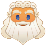 Zeus's emoji for Disney Emoji Blitz