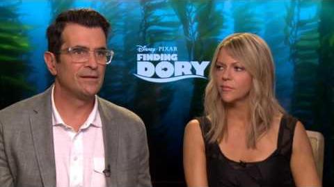 Finding Dory Interview - Ty Burrell & Kaitlin Olson