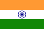 The flag of India