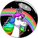 As the "Proud Unicorn" Badge in Disney Heroes: Battle Mode