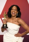 Regina King poses in the pressroom during the 91st Annual Academy Awards in February 2019.
