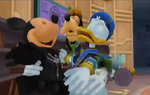 Donald reunites with Mickey in Kingdom hearts II