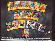 Ad for Creative Wonders' Schoolhouse Rock! and ABC World Reference titles, ca. 1997.