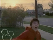 Thrash screaming because of the tree heading his way