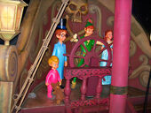 John with Peter, Wendy and Michael in Peter Pan's Flight