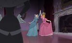 Cinderella practices the dancing