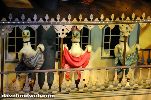 Geese Can-Can Dancers