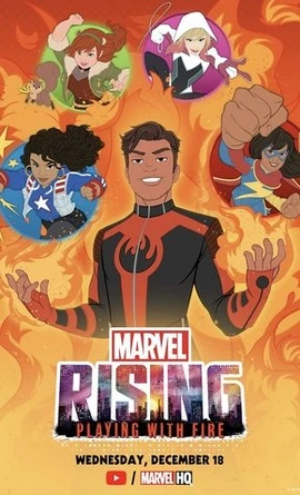 Marvel-rising-playing-with-fire-trailer-poster