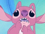 Angel witnessing Stitch about to be hurt by his own cousins, thus feeling guilty