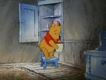 Winnie the Pooh found out his honey pot empty
