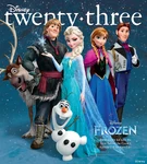 Frozen on the cover of D23 magazine in fall 2013.