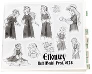 Original Model Sheet for Eilonwy.