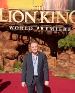 Jeff Nathanson at the premiere of The Lion King remake in July 2019.